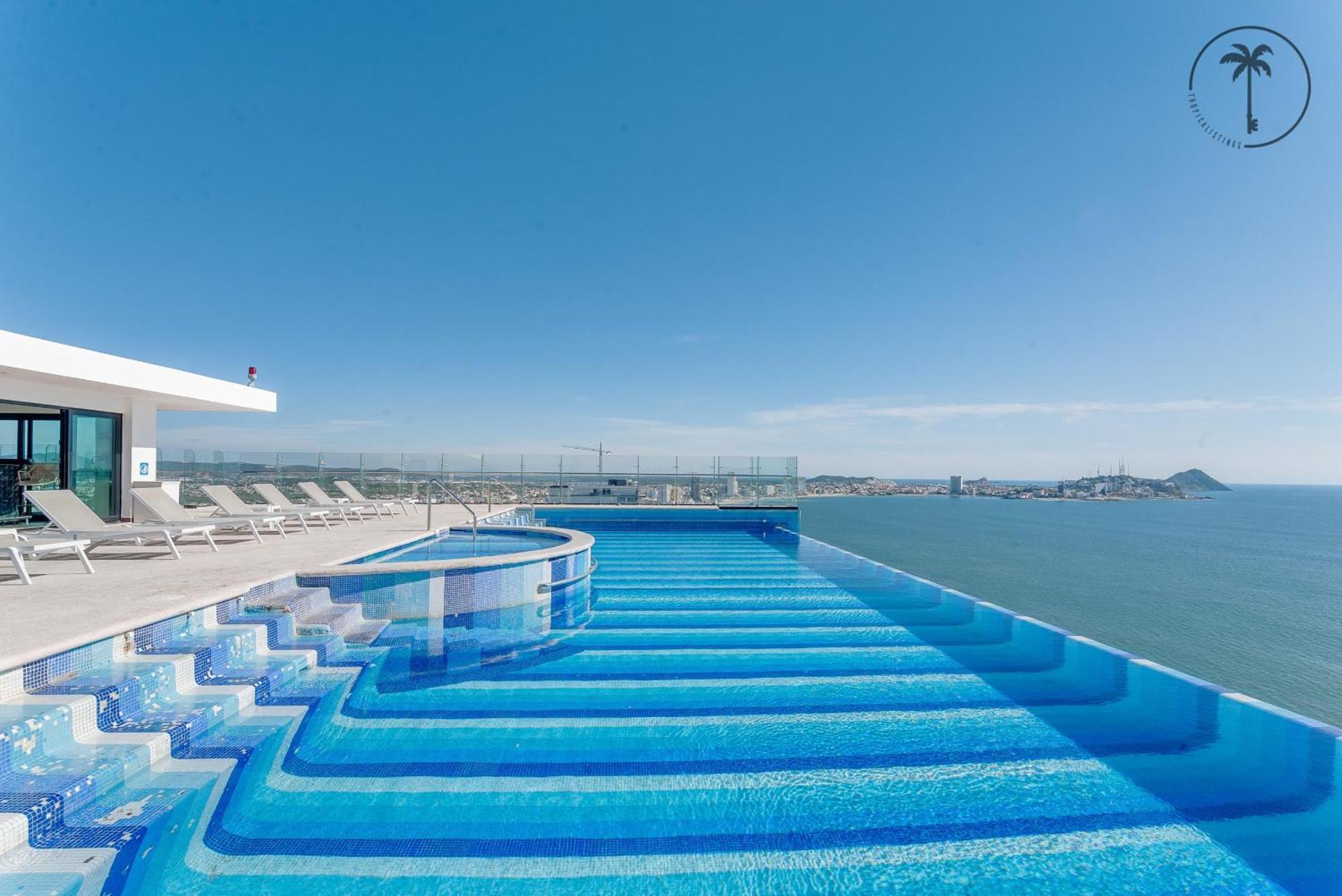 Hermosa Vista Al Mar, Condominio De Lujo! Масатлан Экстерьер фото