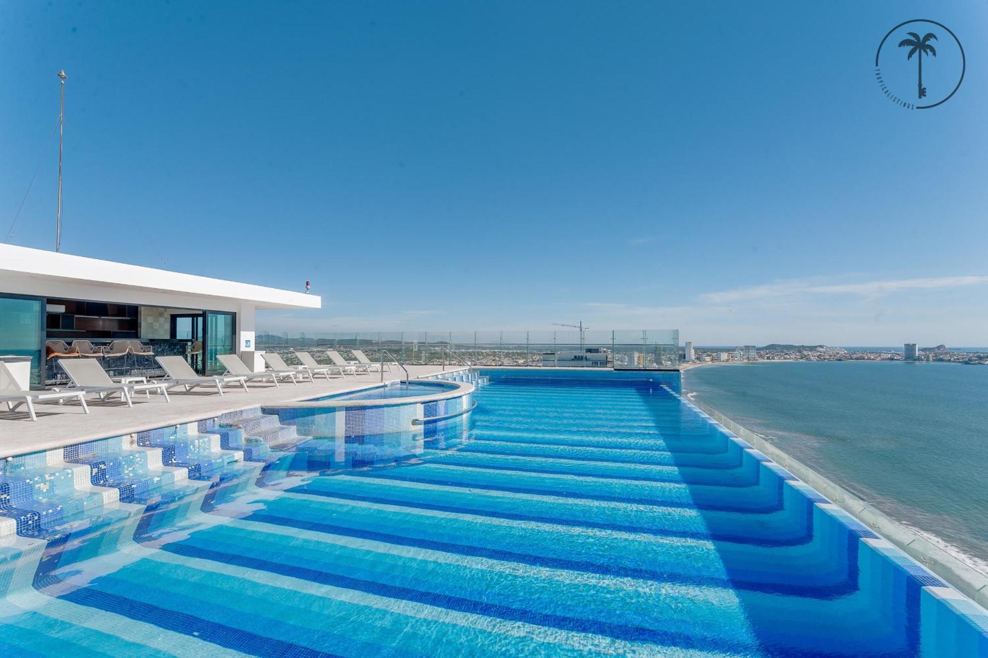Hermosa Vista Al Mar, Condominio De Lujo! Масатлан Экстерьер фото