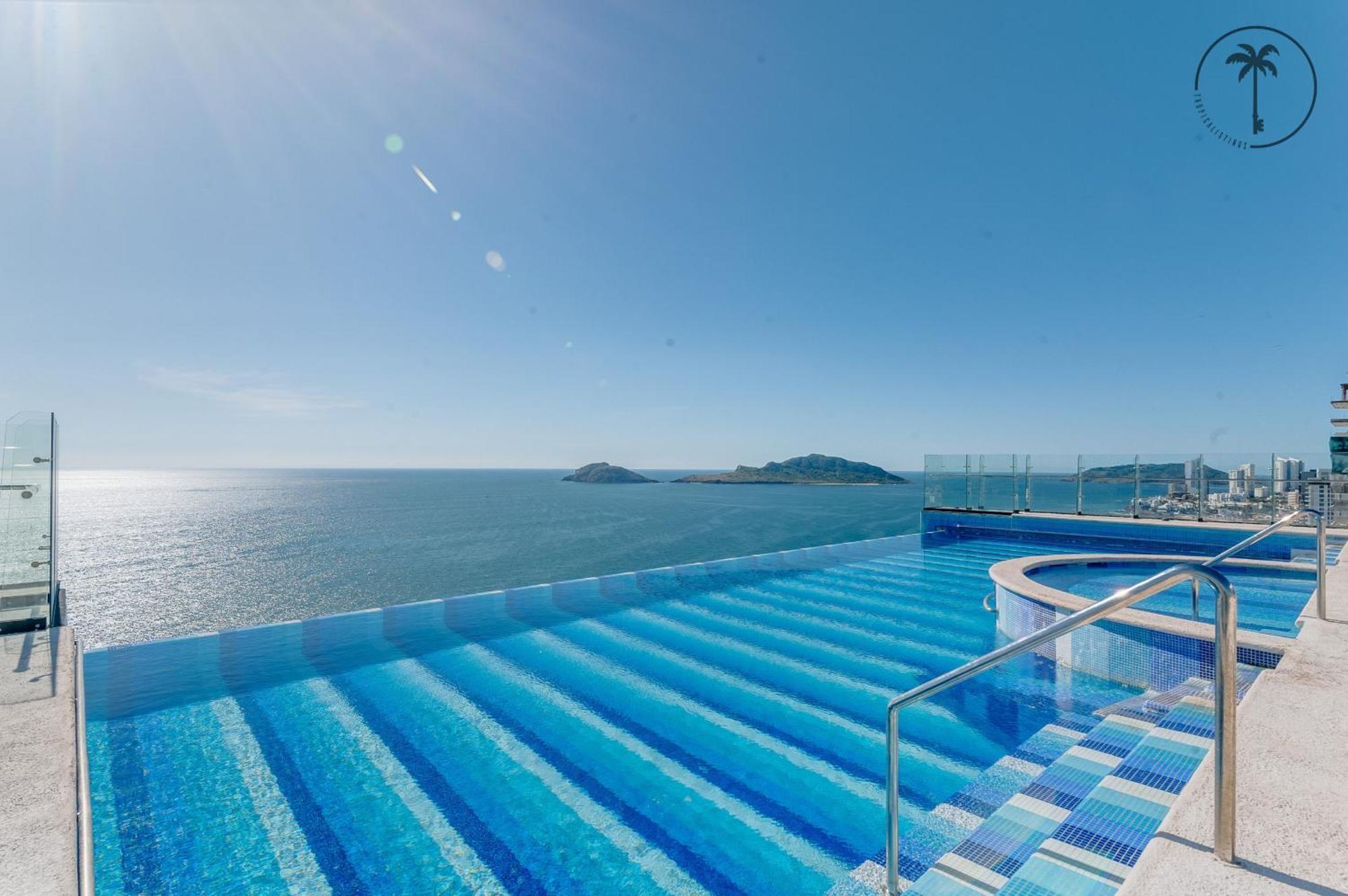 Hermosa Vista Al Mar, Condominio De Lujo! Масатлан Экстерьер фото