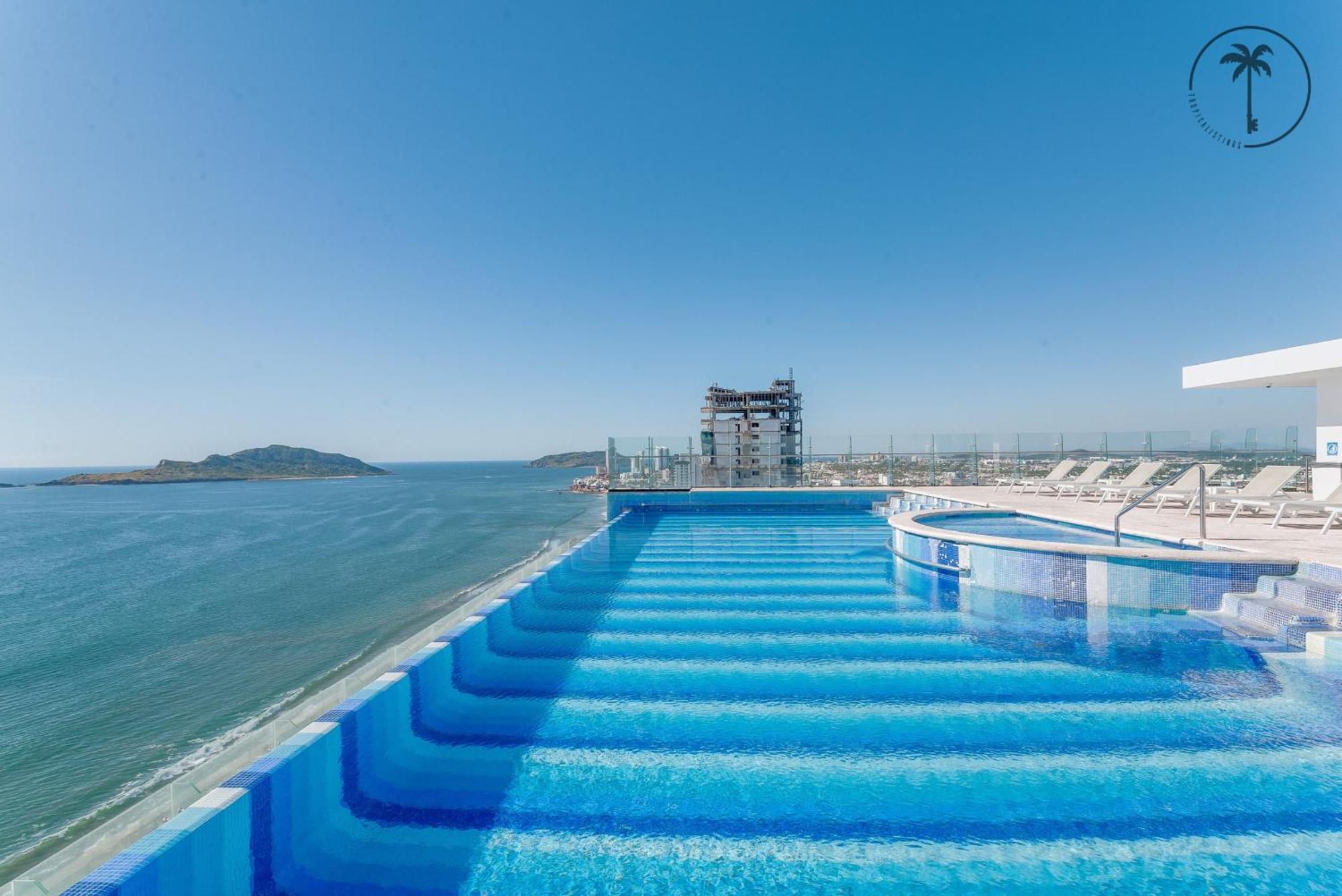 Hermosa Vista Al Mar, Condominio De Lujo! Масатлан Экстерьер фото